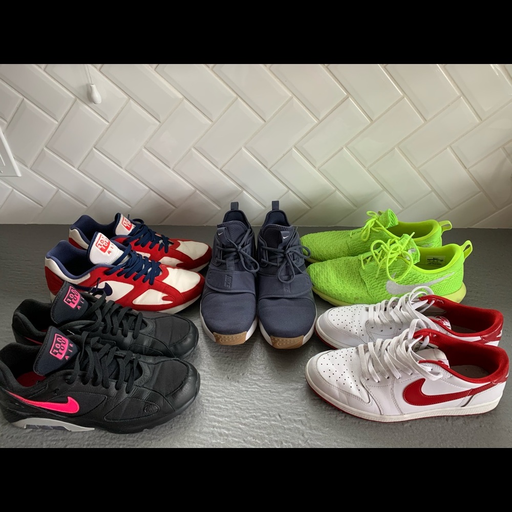 Jordan 1, air max 180, roshe sz11